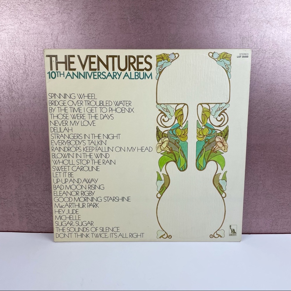 The Ventures 10th Anniversary Album Music Vinyl Vintage